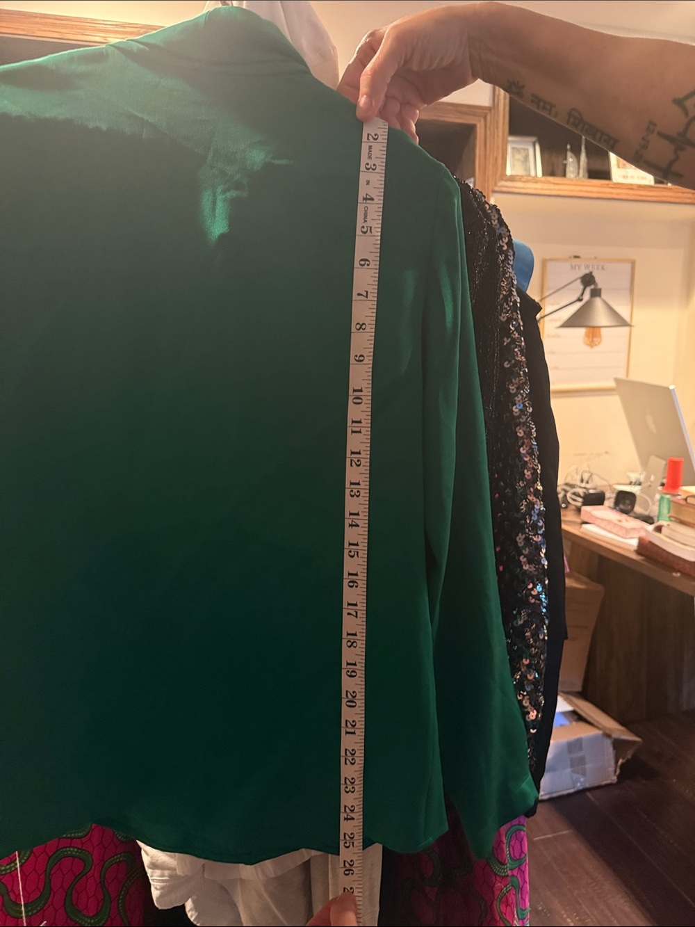 Saks Fifth Avenue Green Women's Sweater - Picture 4 of 8